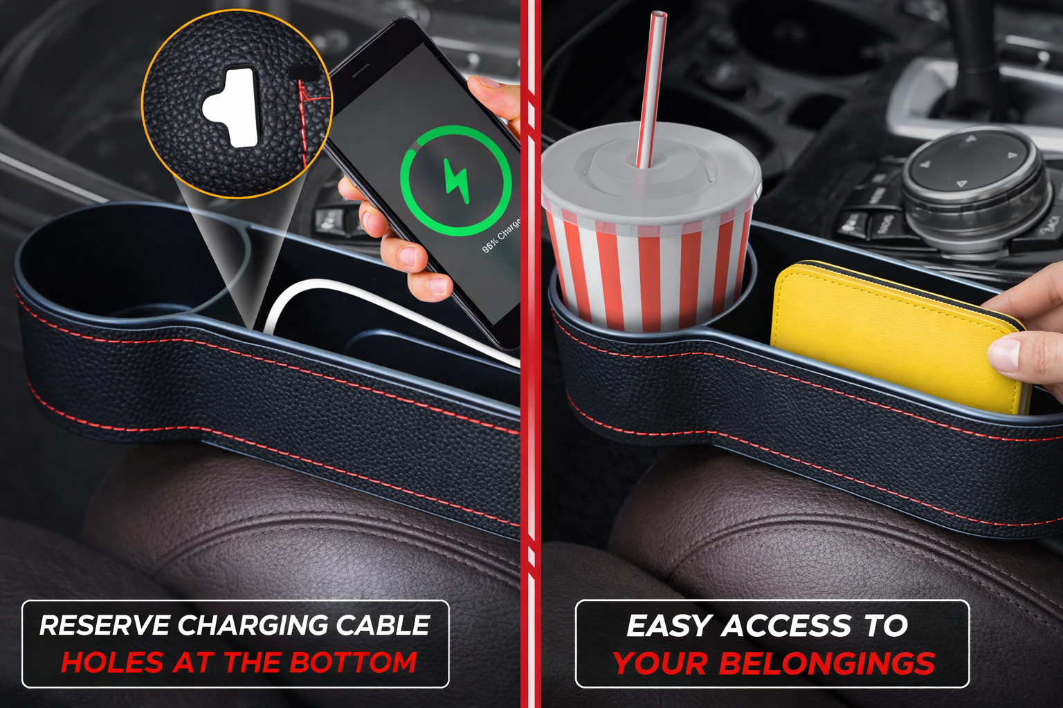 Car Seat Gap Storage Box